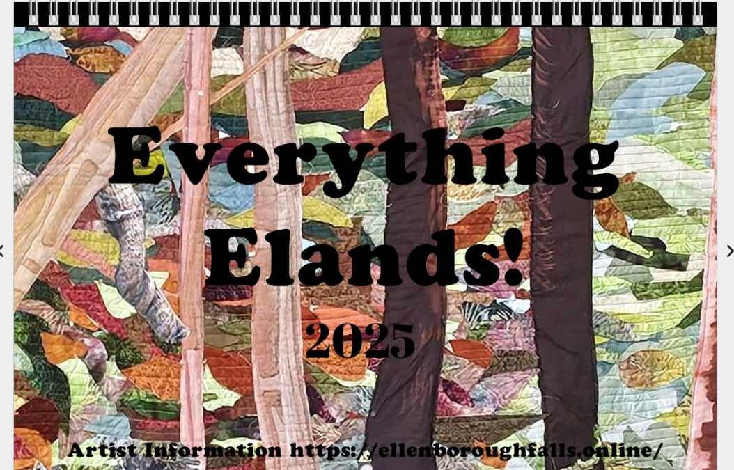 Everything Elands Quilt Calendar cover